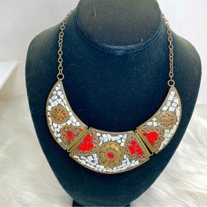 Fashion Large Moroccan Statement Necklace